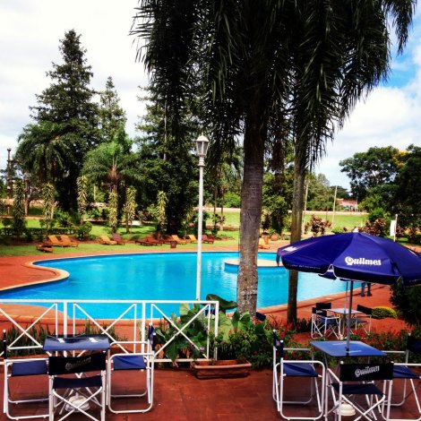 The AMAZING outdoor area at Hostel Inn Iguazu. My favorite hostel after ten years of staying in hostels!