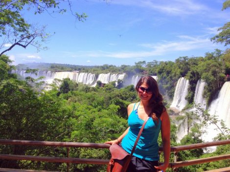 This is me on the second day at the falls- you really need two days!