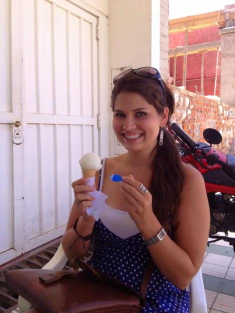 Wine ice cream!!