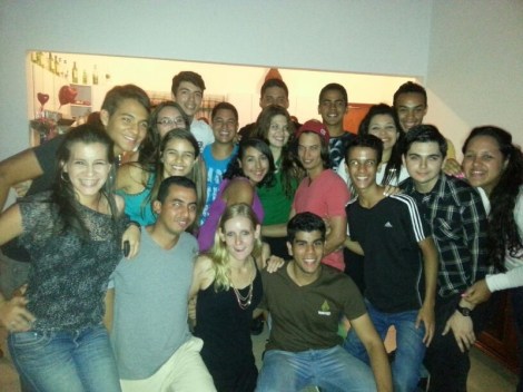 My crazy salsa friends at my birthday party last year here in Venezuela 