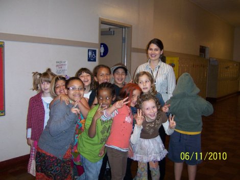 My second grade class on Wacky Hair Day in Portland