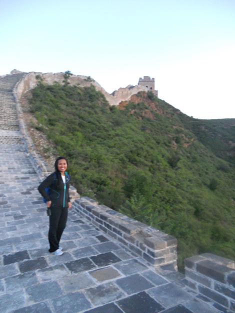 Sunrise on the Great Wall after a surprise, all-night hike. 