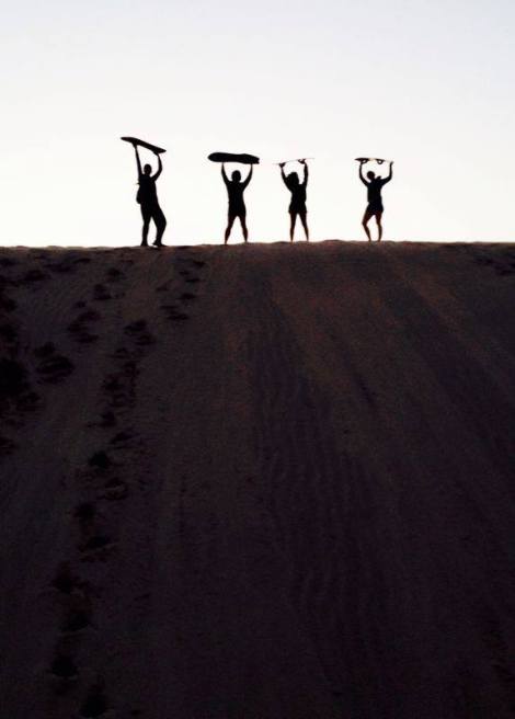 Doreenda's newest favorite sport, sand boarding! Super fun!