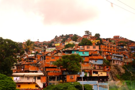 We drove through barrios like this for a couple of hours via Caracas