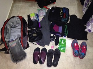 Everything I'm bringing (minus my travel journal)!