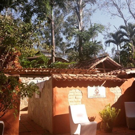 The part of the Hacienda where you get the 4 Elementos treatment