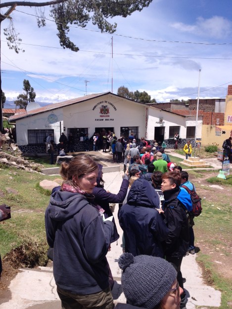 You can see ALL of the people who I got to go ahead of because I had to pay for my Bolivian visa!