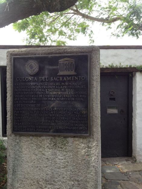 I took this pick of a UNESCO sign at Colonia de Sacramento in Uruguay because I knew I loved the place as soon as I got there!