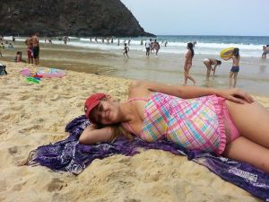 Pregnant on Patanemo Beach