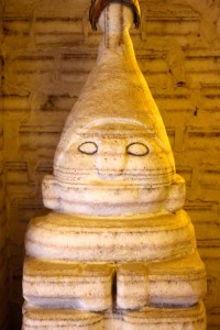 The little salt town has a little salt museum with salt carvings