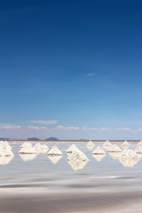Little mountains of salt