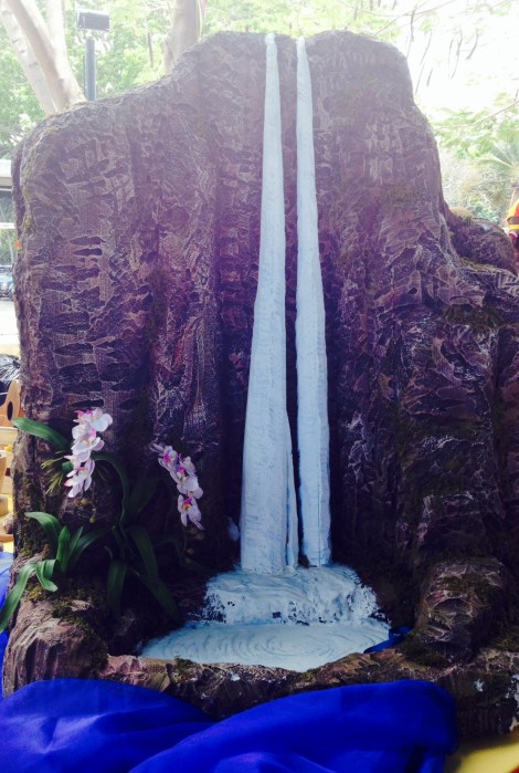 One of the parents working at the Venezuelan food booth had this model of Salto Angel (aka Angel Falls aka The Tallest Waterfall in the World) made! 