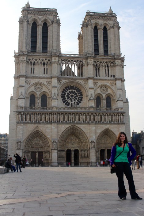 The beautiful Notre Dame early in the morning
