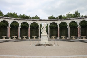 Versailles has tons of cute little areas like this