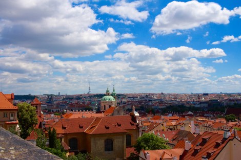 The view from Prague Castle