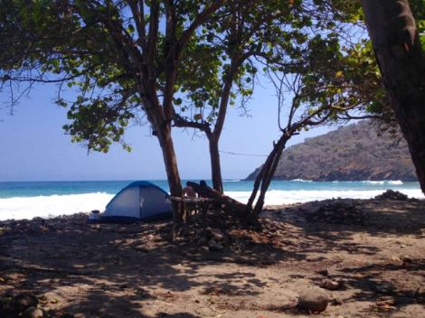 tent on Cuyagua