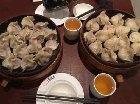 Delicious soup dumplings